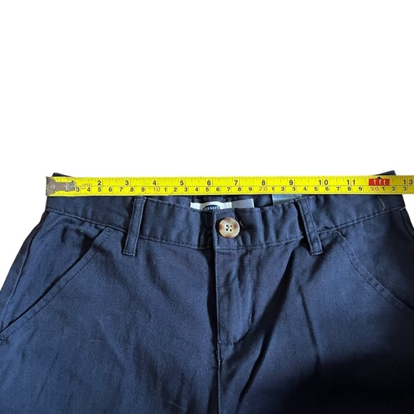 Old Navy Slim Fit Navy Blue Stretch Skinny Pants Size 14 Girls Adjustable Waist - Picture 9 of 12